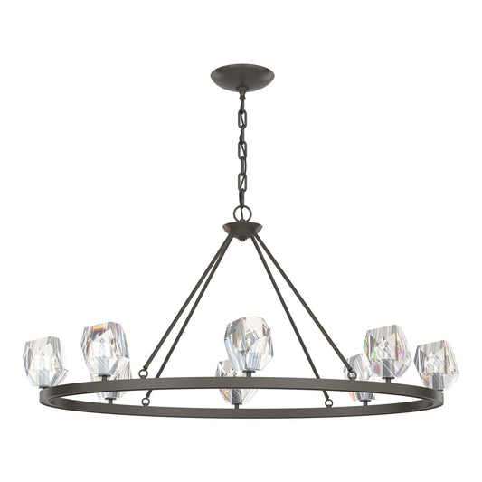Gatsby 8-Light Chandelier - Dark Smoke by Hubbardton Forge