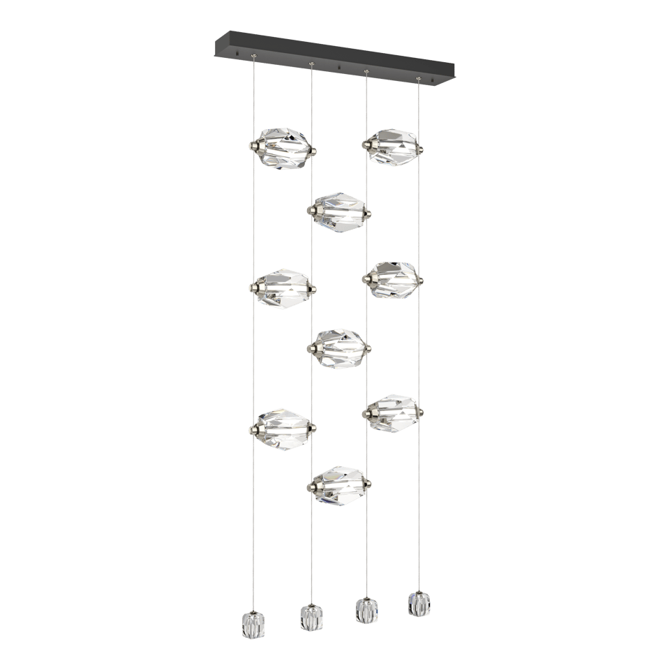 Gatsby 9-Light LED Pendant - Black by Hubbardton Forge