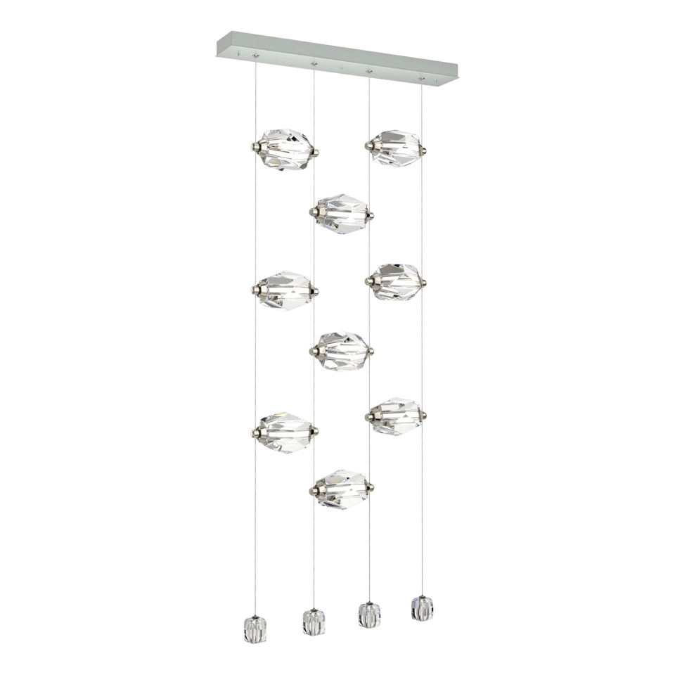 Gatsby 9-Light LED Pendant - Vintage Platinum by Hubbardton Forge