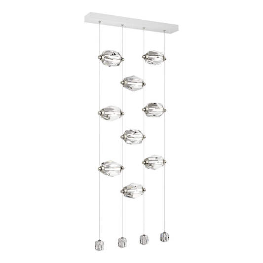 Gatsby 9-Light LED Pendant - White by Hubbardton Forge