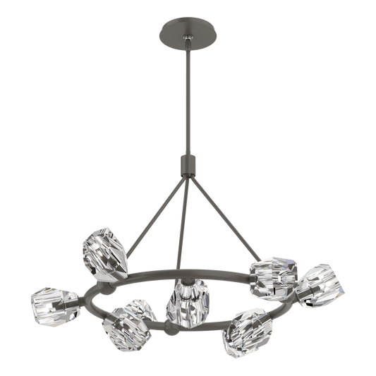 Gatsby 9-Light Ring Pendant - Dark Smoke by Hubbardton Forge