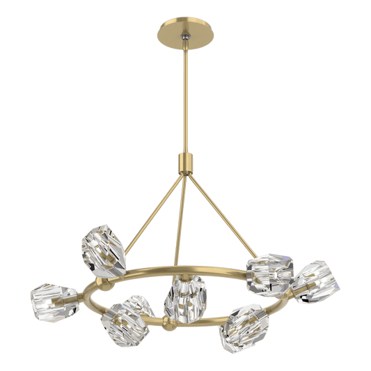 Gatsby 9-Light Ring Pendant - Modern Brass by Hubbardton Forge