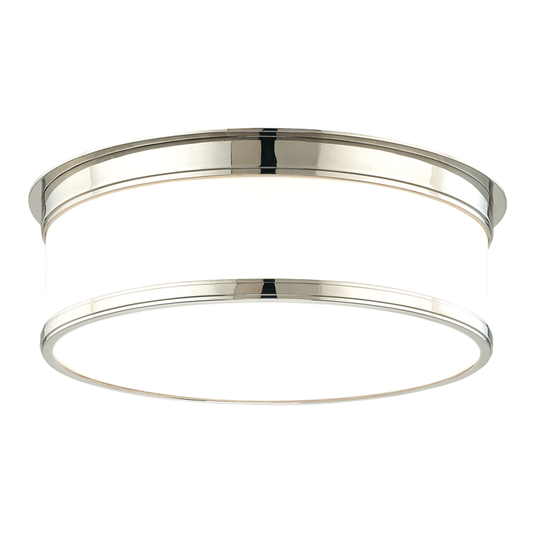 Geneva Flush Mount - Polished Nickel by Hudson Valley Lighting