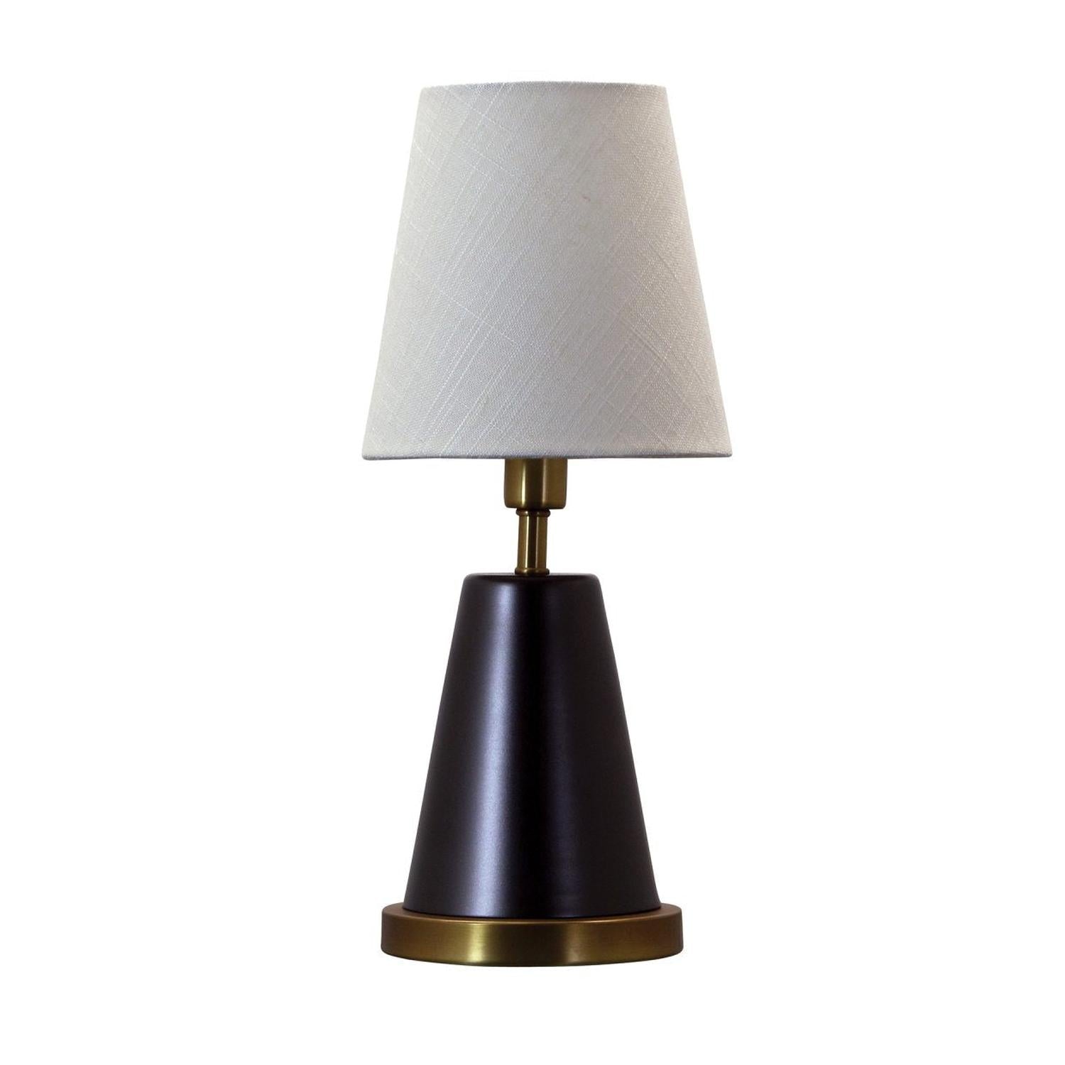 Geo Accent Lamp - GEO411 - Mahogany Bronze with Weathered Brass Accents by House of Troy