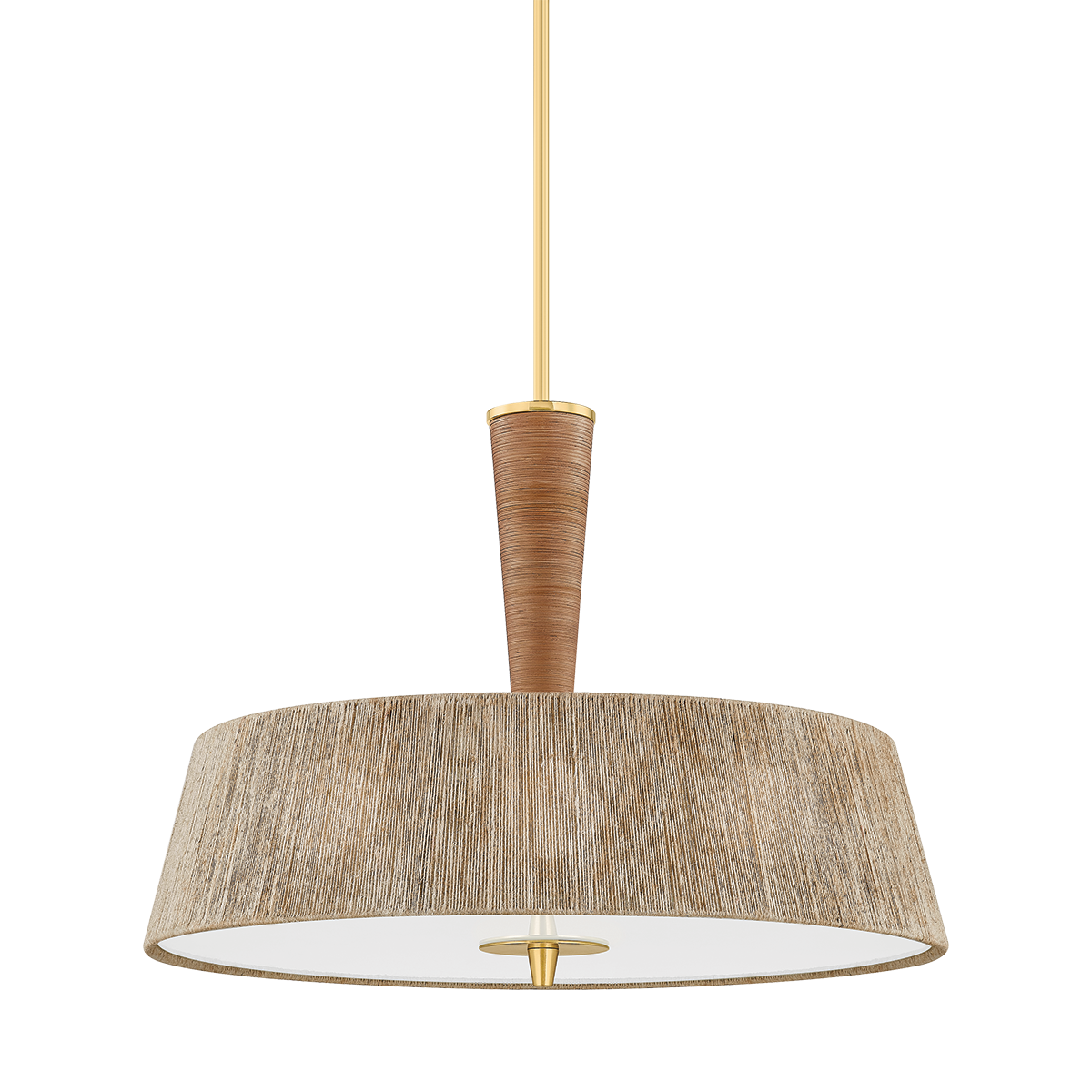 George Large Pendant - Aged Brass by Hudson Valley Lighting