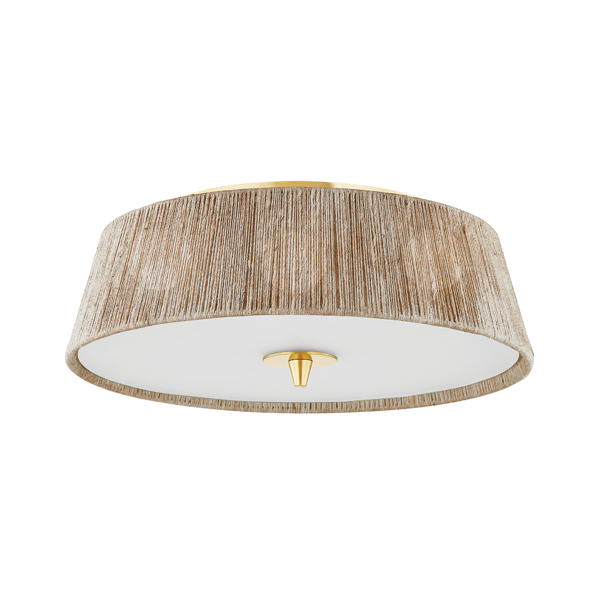 George Semi Flush - Aged Brass by Hudson Valley Lighting