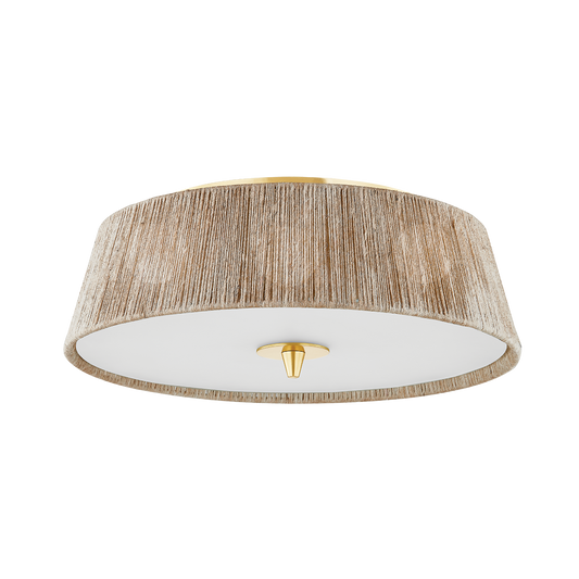 George Semi Flush - Aged Brass by Hudson Valley Lighting