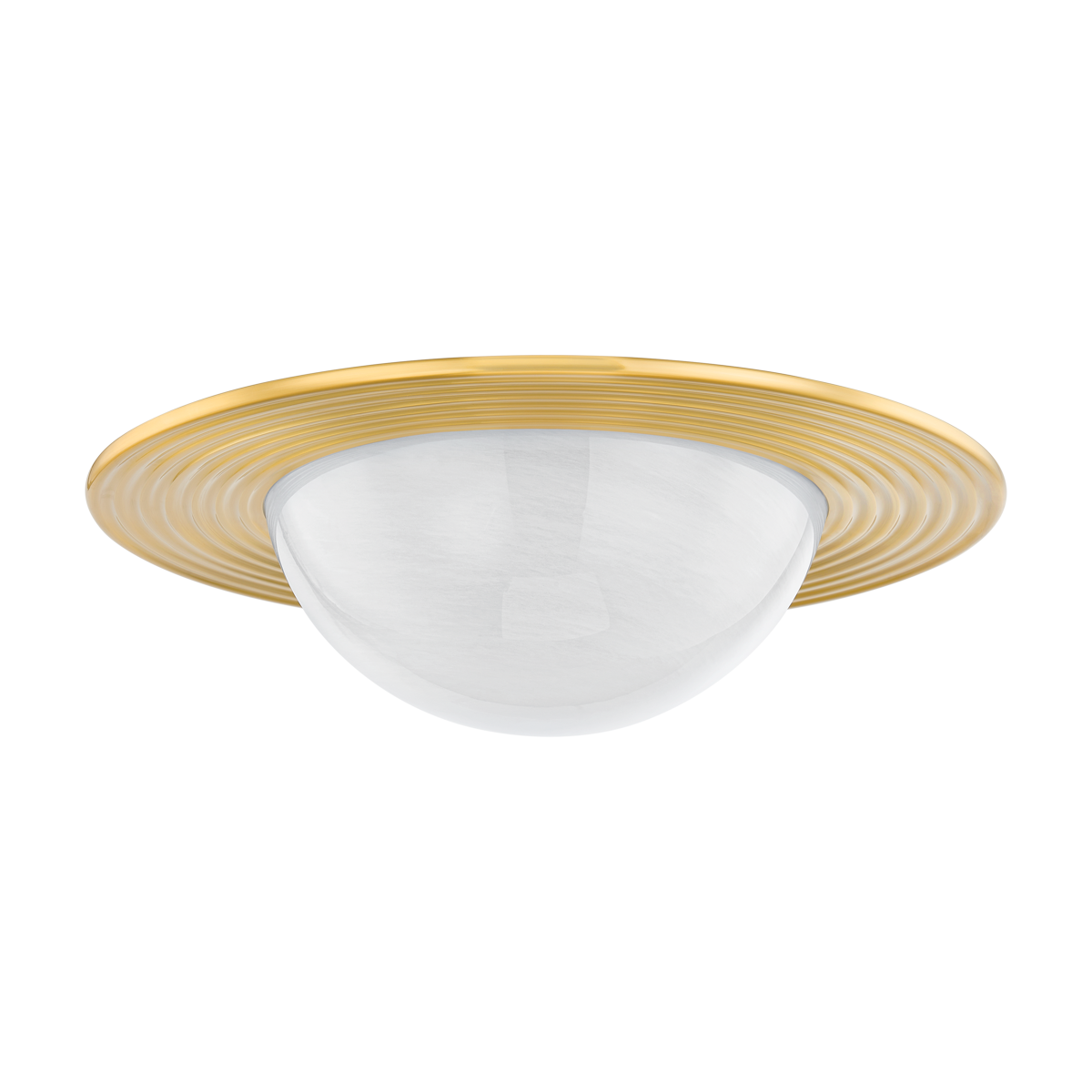 Geraldton Large Flush Mount - Aged Brass by Hudson Valley Lighting