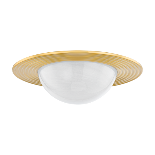 Geraldton Large Flush Mount - Aged Brass by Hudson Valley Lighting