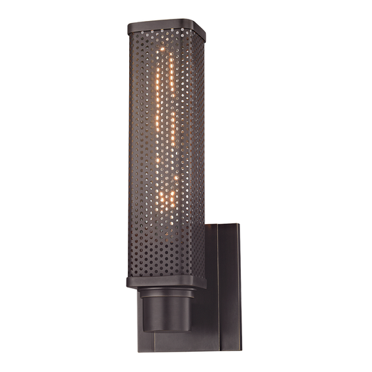 Gibbs Wall Sconce - 1-Light - Old Bronze by Hudson Valley Lighting