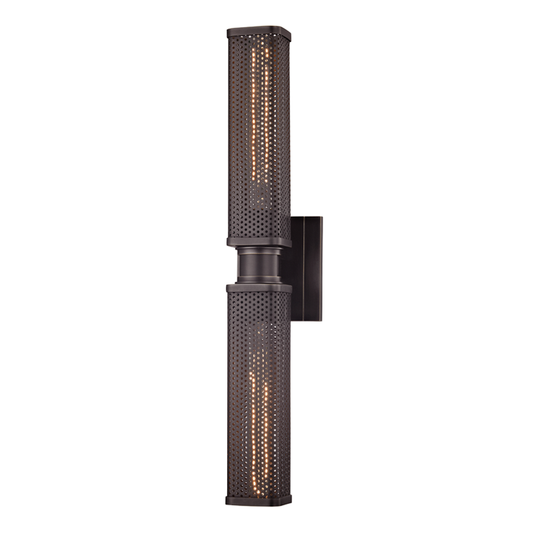Gibbs Wall Sconce - 2-Light - Old Bronze by Hudson Valley Lighting