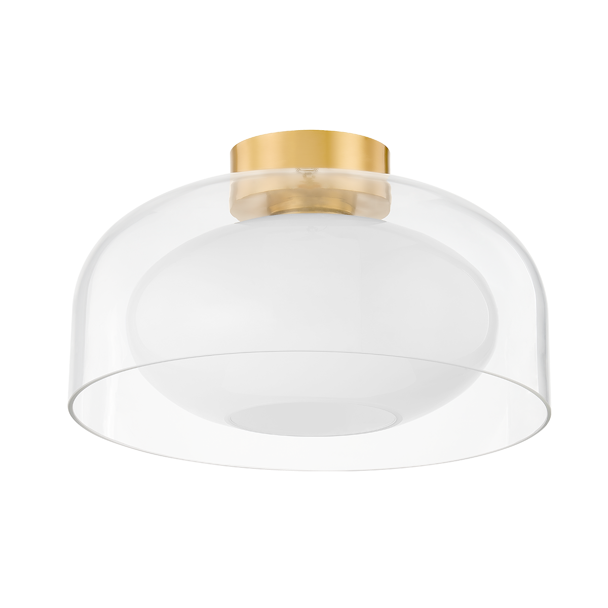 Giovanna Flush Mount - 1-Light - Aged Brass - Mitzi H746501-AGB