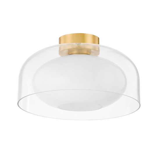 Giovanna Flush Mount - 1-Light - Aged Brass - Mitzi H746501-AGB