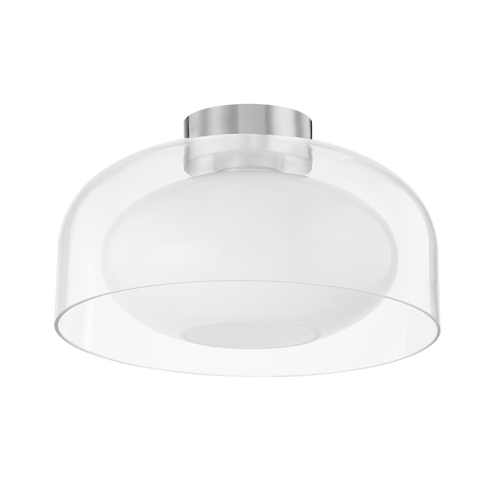 Giovanna Flush Mount - 1-Light - Polished Nickel - Mitzi H746501-PN