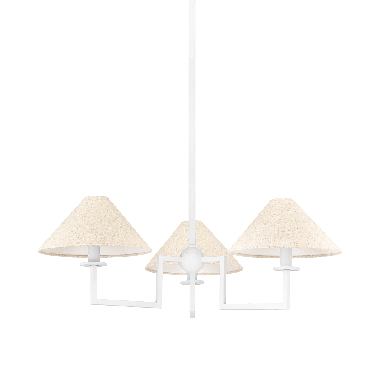 Gladwyne Chandelier - 3-Light - Textured White - Mitzi H760803-TWH