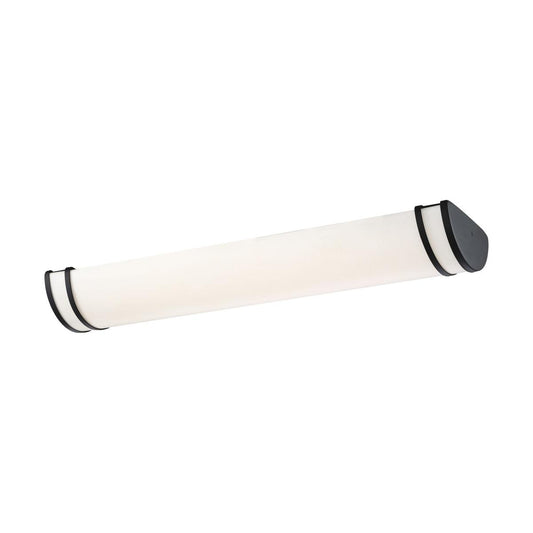 Glamour LED 50 inch - Linear Flush Mount Fixture - Black Finish - CCT Selectable 3K/4K/5K - Satco 62-1740