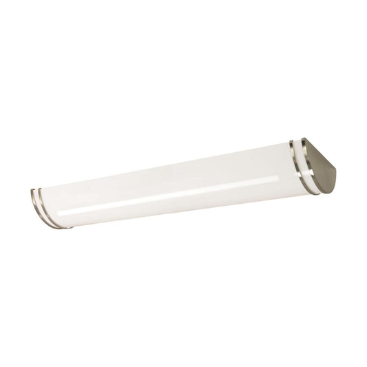 Glamour LED 50 inch - Linear Flush Mount Fixture - Brushed Nickel Finish - CCT Selectable 3K/4K/5K - Satco 62-1640