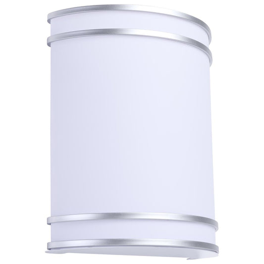 Glamour - LED Wall Sconce - Brushed Nickel Finish - 27K/3K/35K/4K/5K CCT Selectable - Satco 62-1885