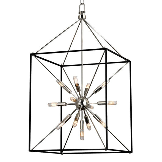 Glendale Large Lantern - Polished Nickel by Hudson Valley Lighting