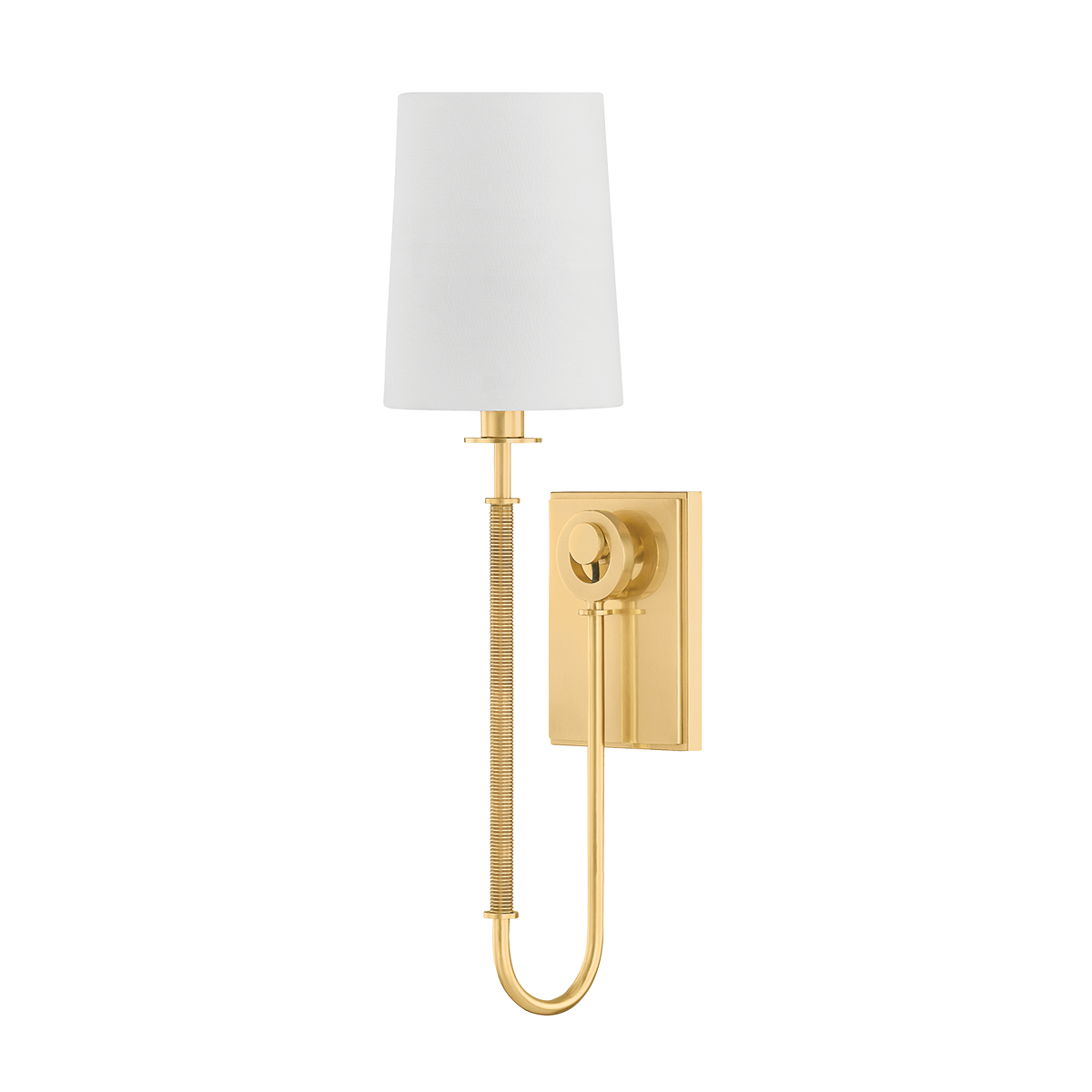 Glenmont Wall Sconce - 1-Light - Aged Brass by Hudson Valley Lighting