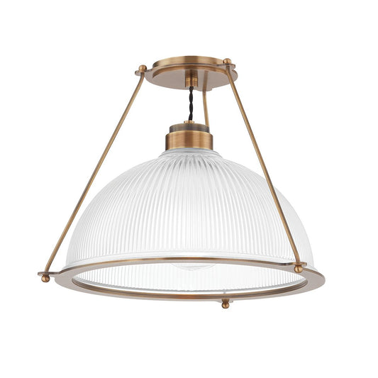 Glint Large Semi Flush Ceiling Light by Troy Lighting