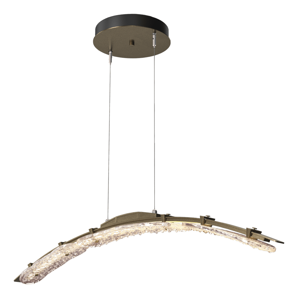 Glissade Large LED Pendant - Soft Gold by Hubbardton Forge