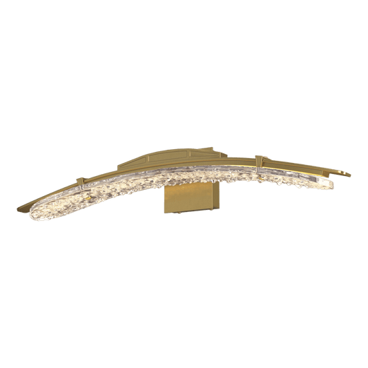 Glissade LED Bath Sconce - Modern Brass by Hubbardton Forge