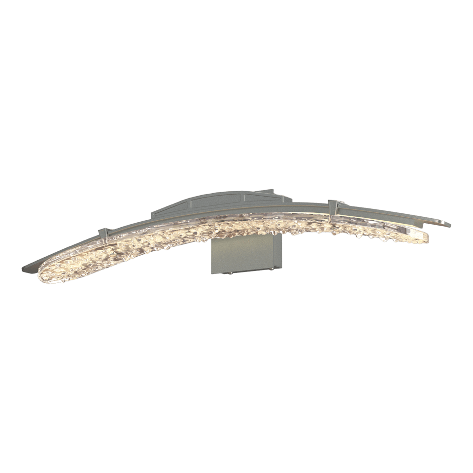 Glissade LED Bath Sconce - Vintage Platinum by Hubbardton Forge