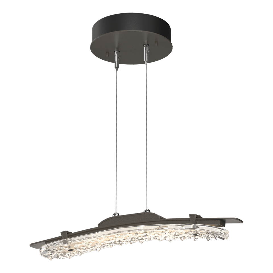 Glissade LED Pendant - Dark Smoke by Hubbardton Forge