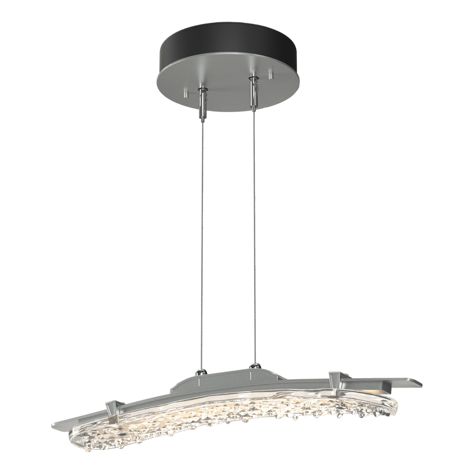 Glissade LED Pendant - Vintage Platinum by Hubbardton Forge