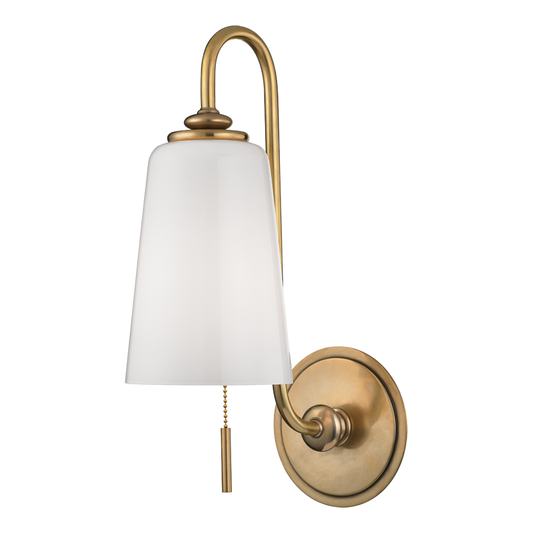 Glover Wall Sconce - Aged Brass by Hudson Valley Lighting