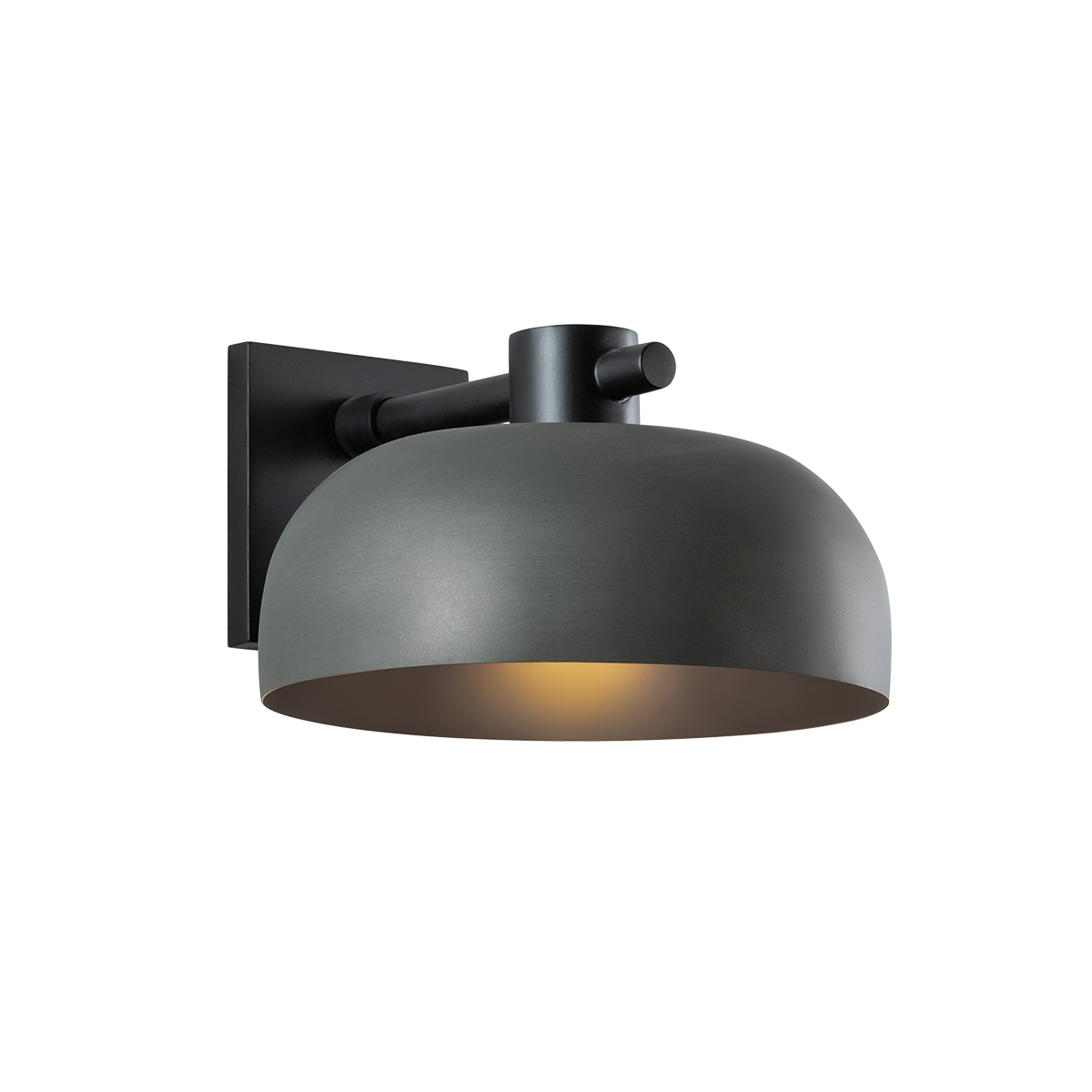 Gomez Wall Sconce - 1-Light - Soft Black/Graphite - Troy Lighting B1506-SBK/GRA