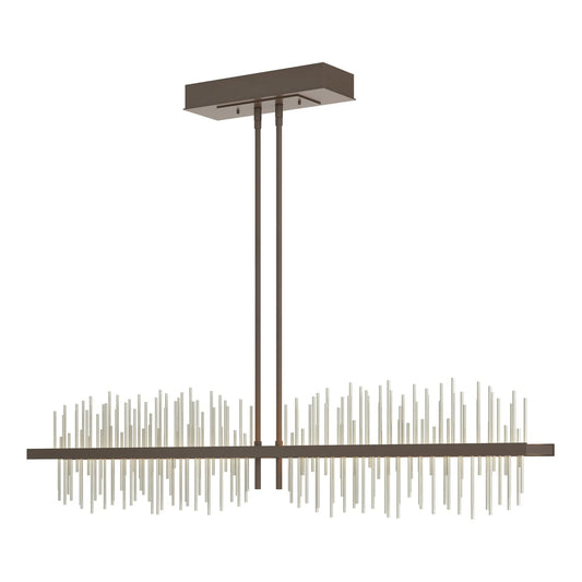 Gossamer Large LED Pendant - Bronze - Sterling Accent by Hubbardton Forge