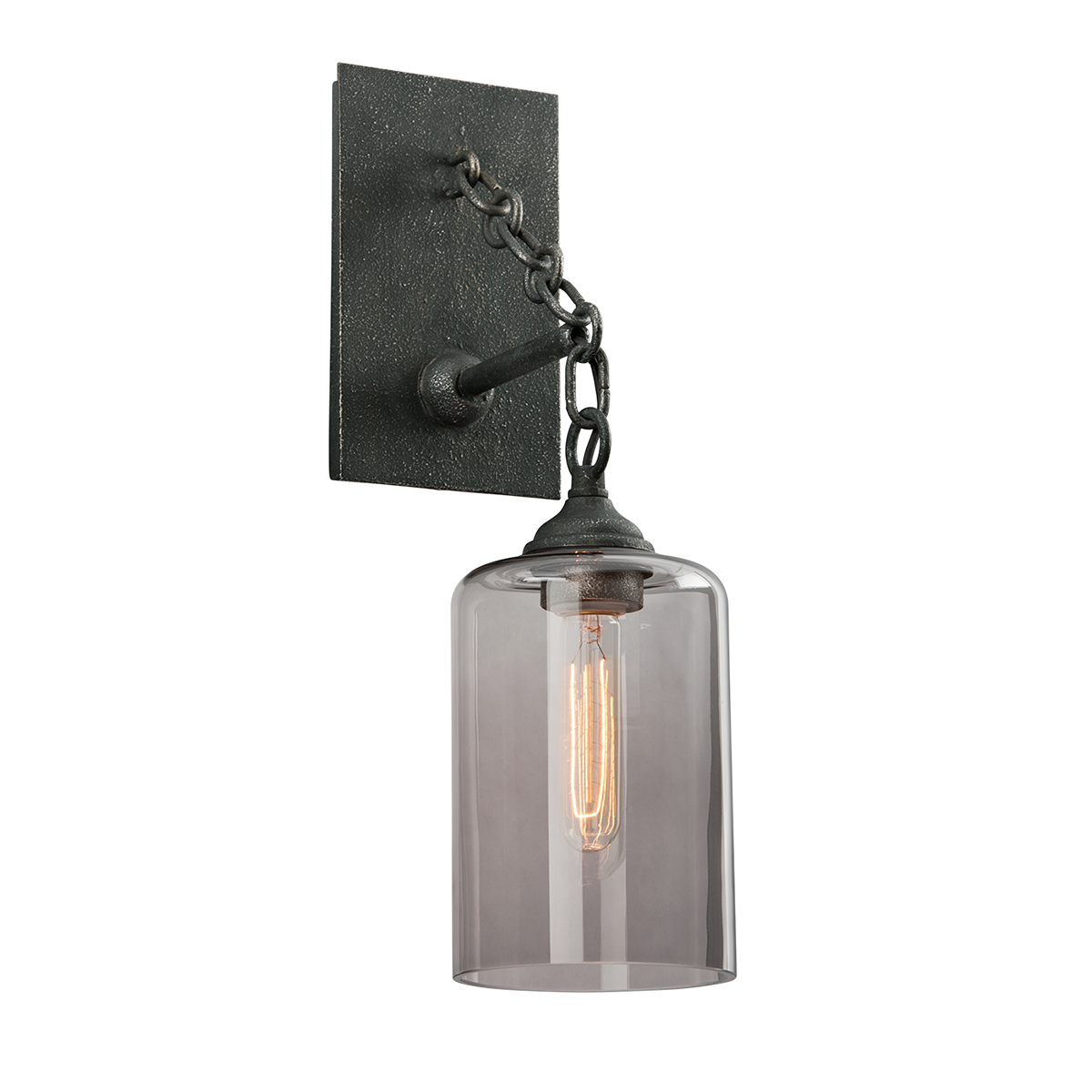 Gotham Wall Sconce - 1-Light - Aged Pewter - Troy Lighting B4421-APW
