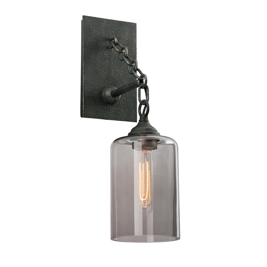 Gotham Wall Sconce - 1-Light - Aged Pewter - Troy Lighting B4421-APW
