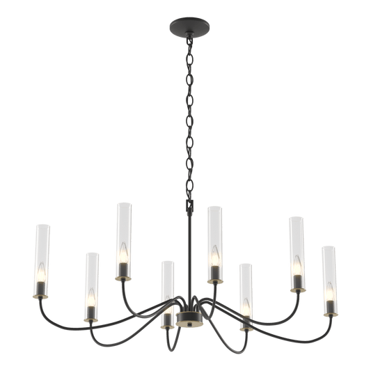 Grace 8-Arm Chandelier - Black by Hubbardton Forge