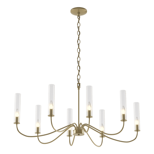 Grace 8-Arm Chandelier - Modern Brass by Hubbardton Forge