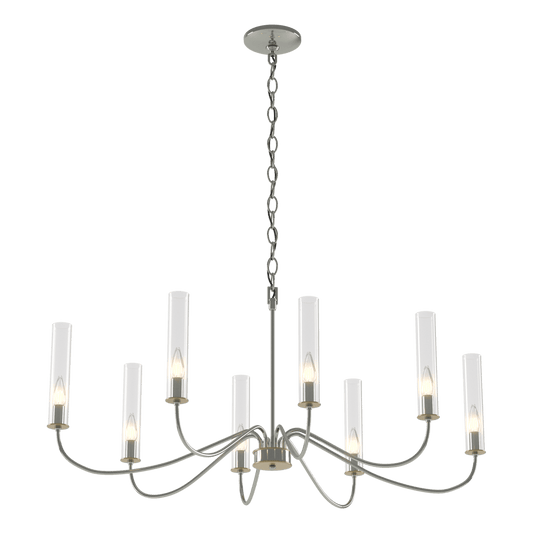 Grace 8-Arm Chandelier - Sterling by Hubbardton Forge