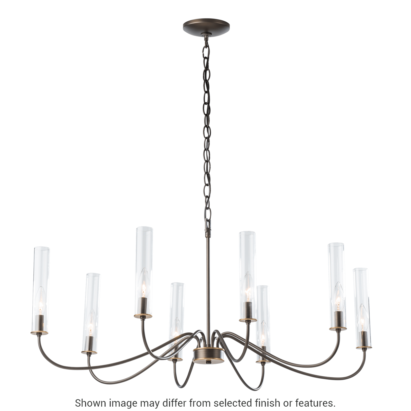 Grace 8-Arm Chandelier - White by Hubbardton Forge