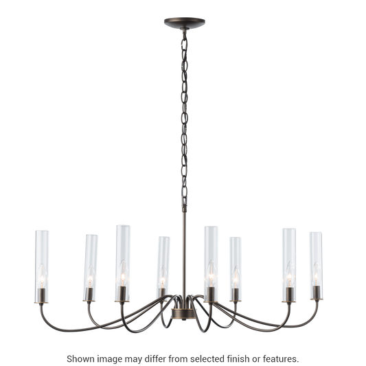 Grace 8-Arm Chandelier - White by Hubbardton Forge