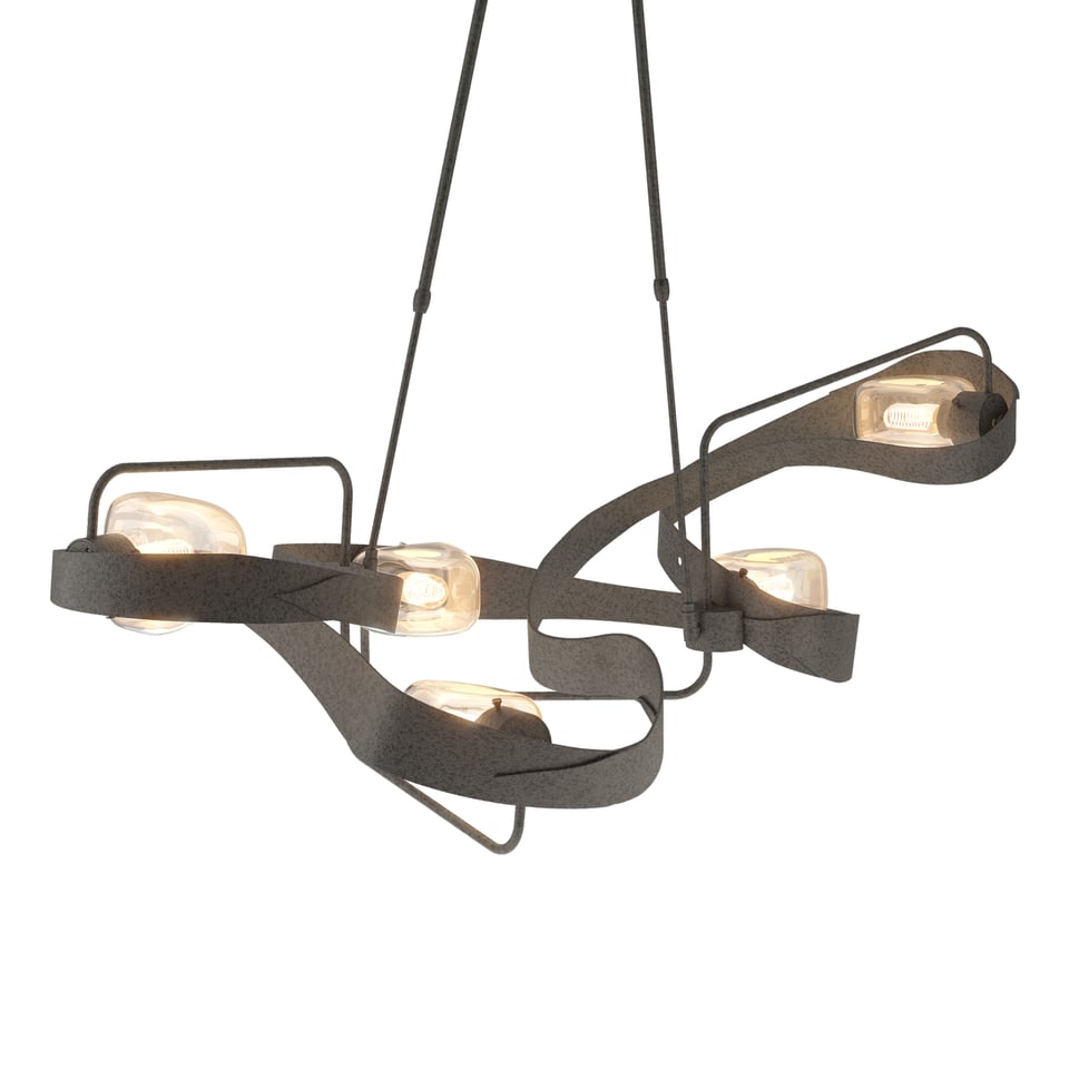 Graffiti Pendant - Natural Iron by Hubbardton Forge