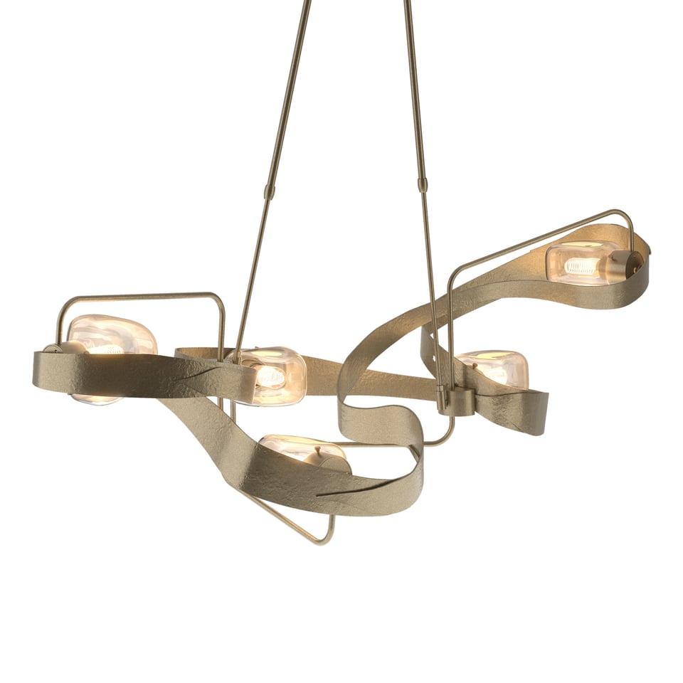 Graffiti Pendant - Soft Gold by Hubbardton Forge