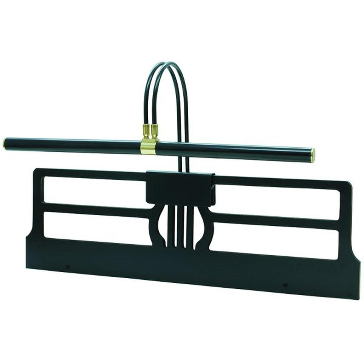 Grand Piano Clamp Lamp - GPXL-617 - Black/Polished Brass by House of Troy