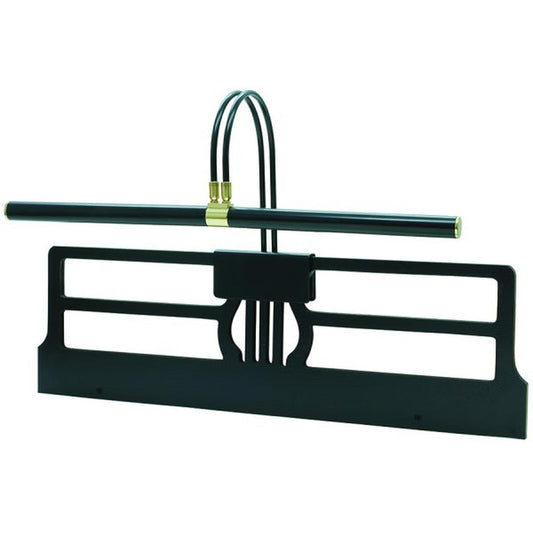 Grand Piano Clamp Lamp - GPXL-617 - Black/Polished Brass by House of Troy
