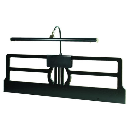 Grand Piano LED Clamp Lamp - GPLED19-527 - Black/Satin Nickel by House of Troy