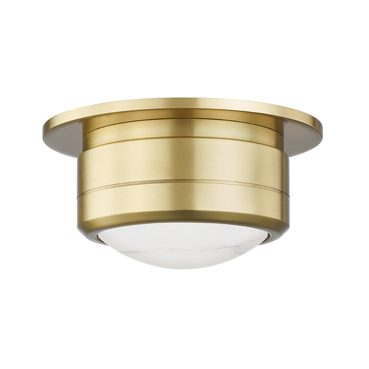 Greenport Flush Mount - Aged Brass by Hudson Valley Lighting