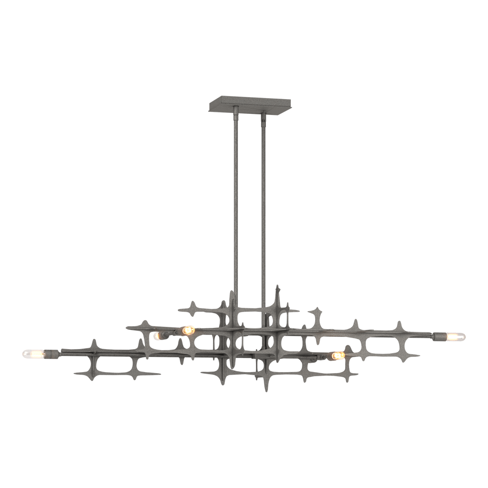 Grid Pendant - Natural Iron by Hubbardton Forge