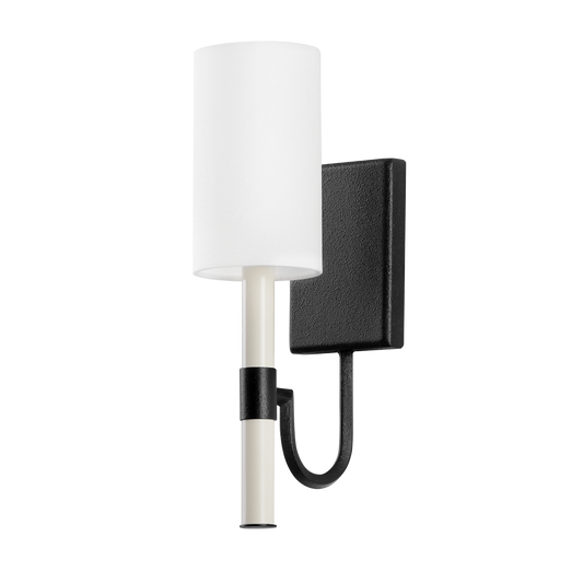Gustine Wall Sconce - 1-Light - Forged Iron - Troy Lighting B1113-FOR