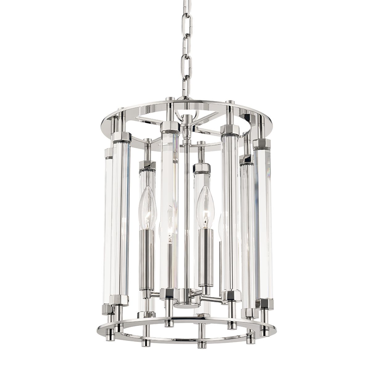 Haddon 4-Light Lantern - Polished Nickel by Hudson Valley Lighting