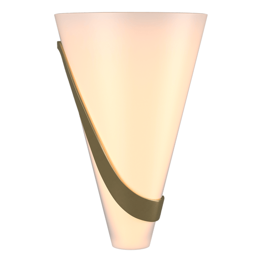 Half Cone Sconce - Modern Brass - Left-Facing by Hubbardton Forge